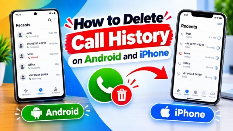How to delete call history on Android and iPhone