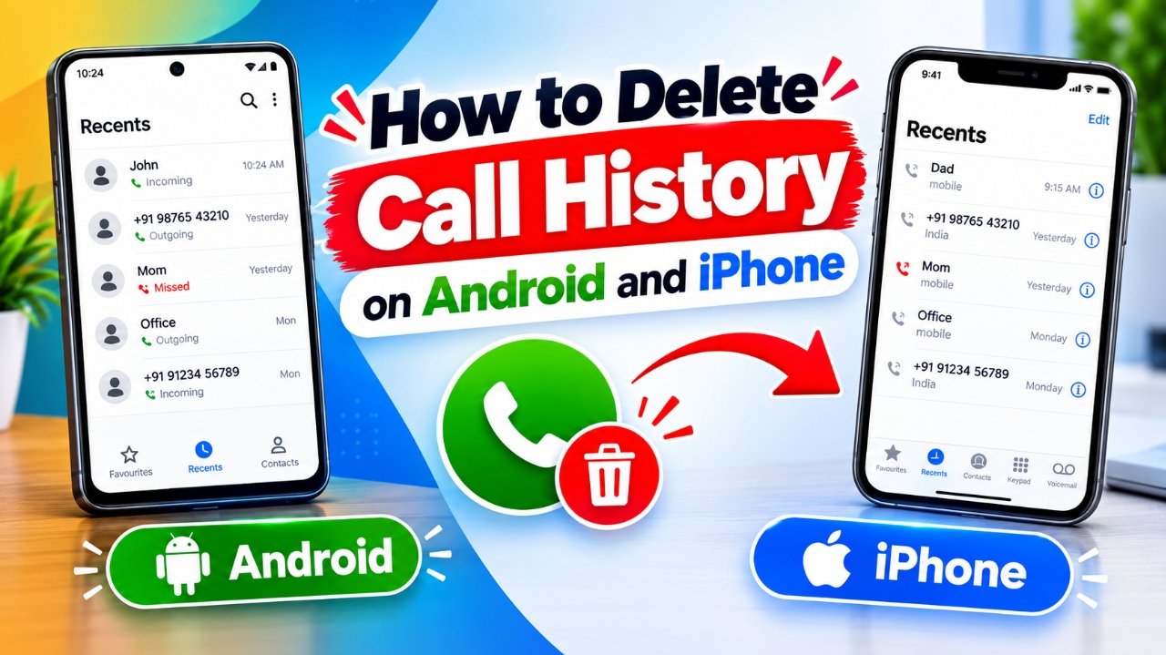 How to delete call history on Android and iPhone
